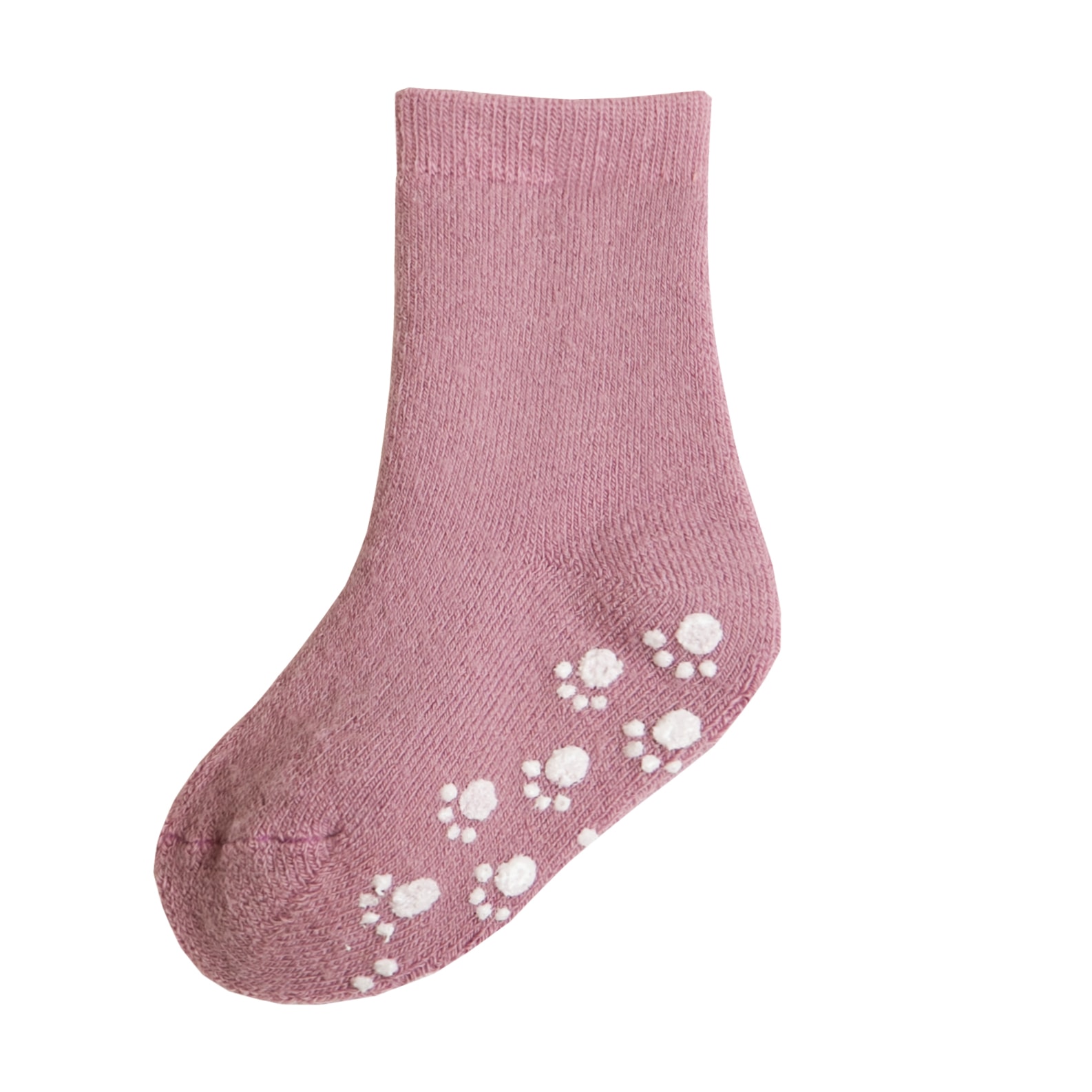 Wool sock w.anti-slip