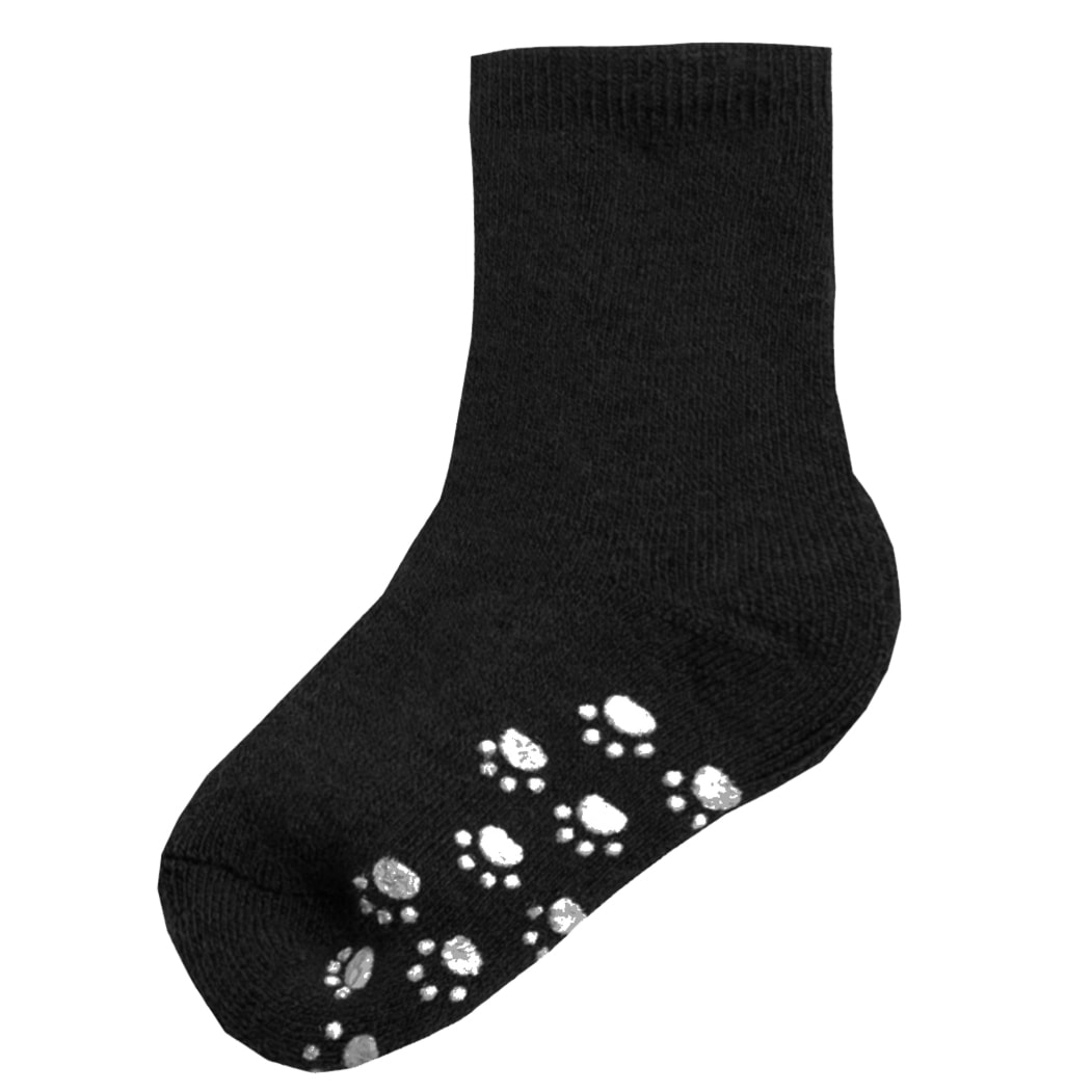 Wool sock w.anti-slip