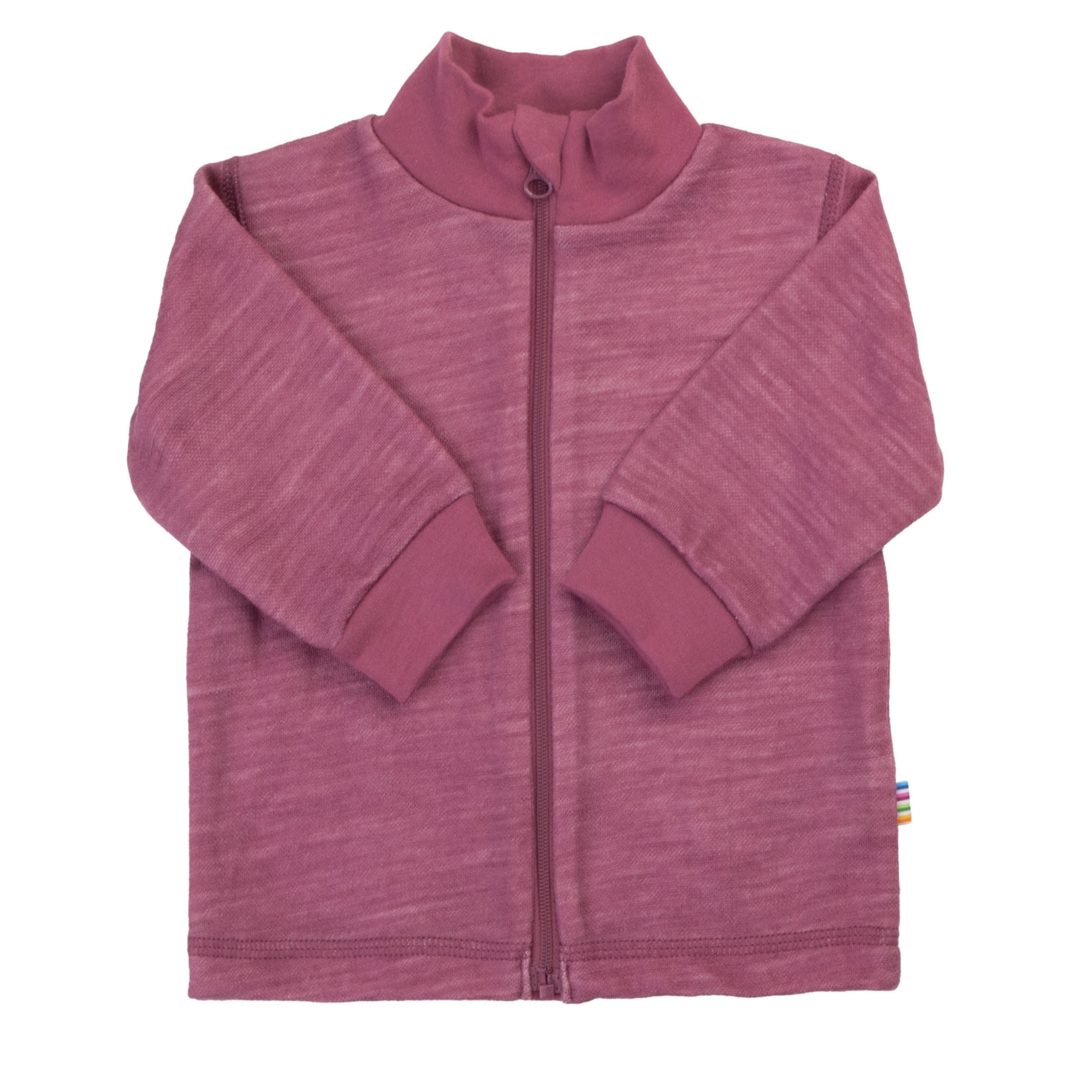 Cardigan w.collar&zip.